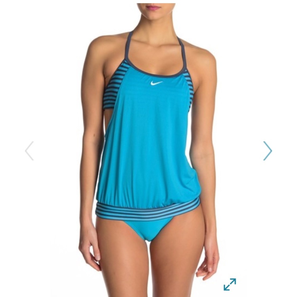 NWT Nike Layered Mesh Sport Tankini